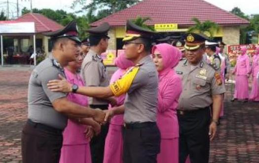 Berdedikasi, 21 Porsonil Polres Bengkalis Naik Pangkat 
