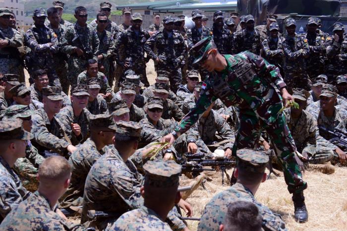 Marinir Indonesia Berbagi Ilmu Patroli Tempur Dan Jungle Survival Di Hawaii
