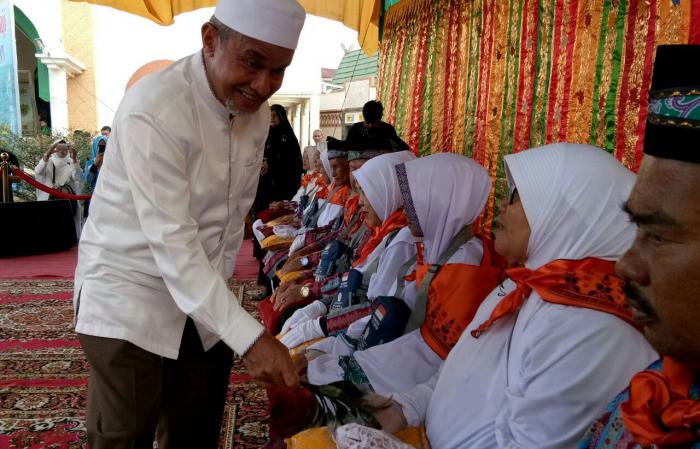 Lepas 81 JCH Meranti, Wabup Doakan Kembali Selamat dan Jadi Haji Mabrur