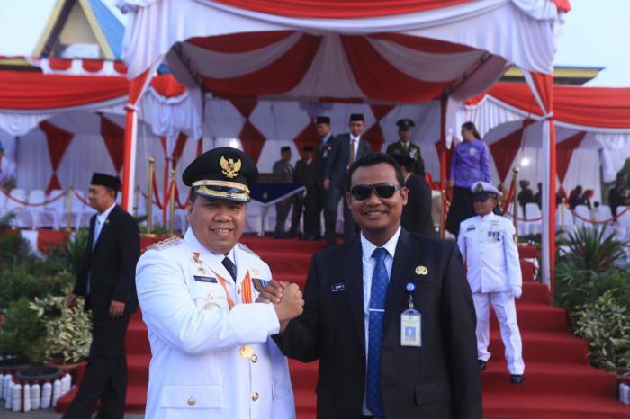 Peringatan HUT RI ke-73 di Meranti Berjalan Sukses