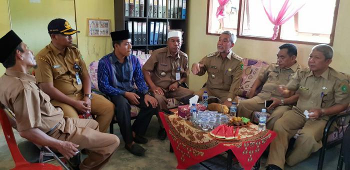 Wabup Tinjau Sejumlah Sekolah di Rangsang Barat