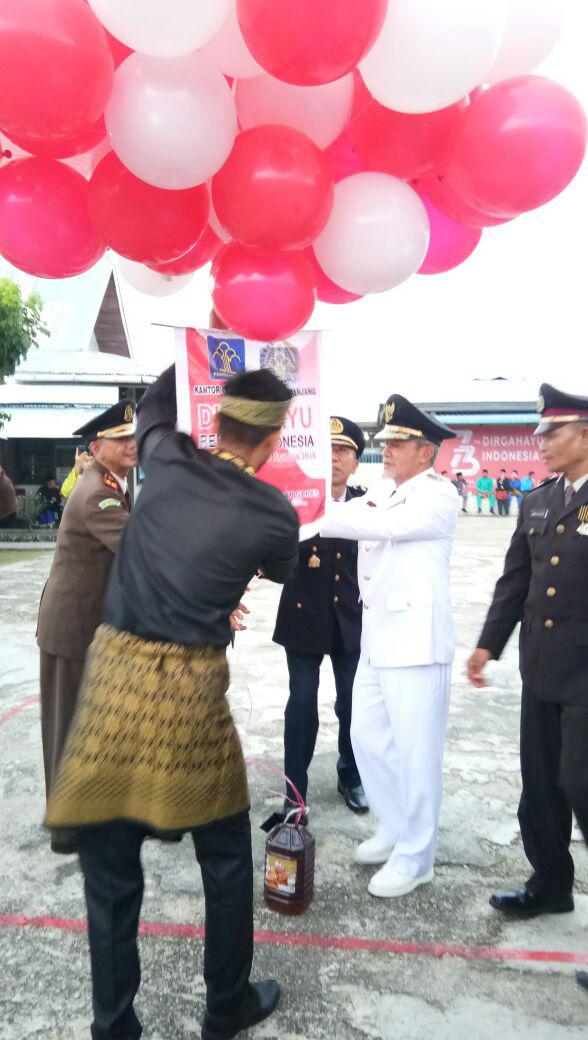 Wabup Jadi Irup HUT RI ke-73 di Lapas Kelas II Selatpanjang