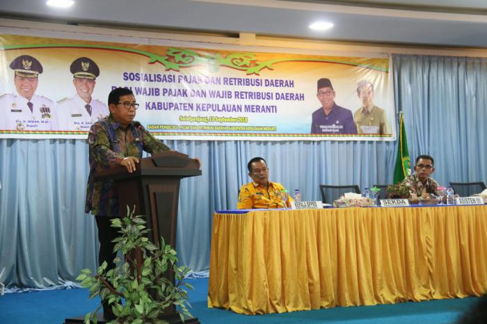 Pemkab Meranti Gelar Sosialisasi Pajak dan Retribusi Daerah