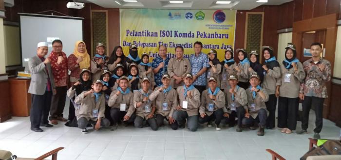 Dilepas Menuju Bokor, Peserta ENJ UNRI Akan Mengabdi Selama 22 Hari Kedepan