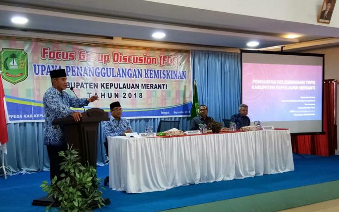 Gelar FGD, Upaya Pemkab Meranti Tanggulangi Kemiskinan
