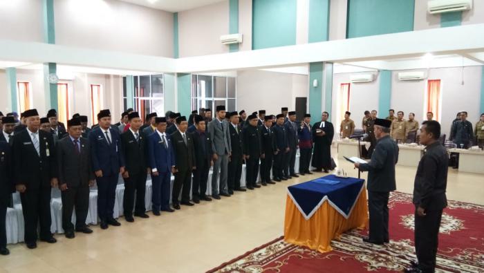 Wabup Lantik 58 Pejabat Eselon III dan IV Pemkab Kepulauan Meranti