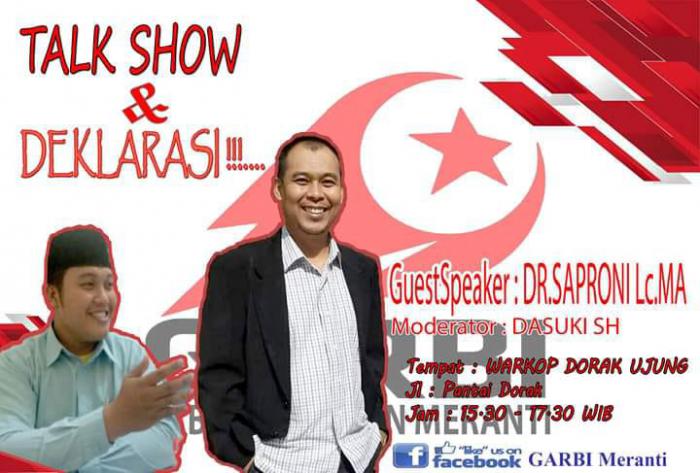 Sore Ini, Garbi Akan Deklarasi di Meranti