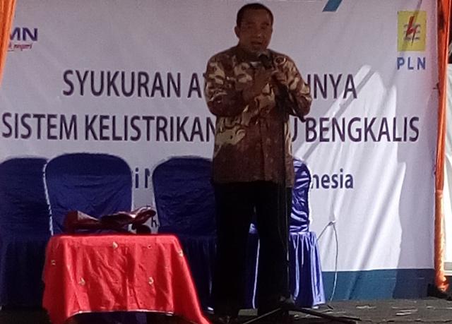 Pasca Pulihnya Listrik di Bengkalis, PLN Gelar Syukuran dan Santunan   