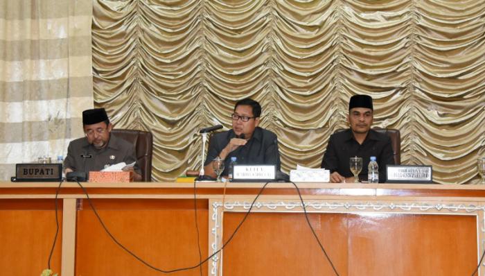 Paripurna Jawaban Bupati Atas Pandangan Umum Fraksi DPRD Bengkalis