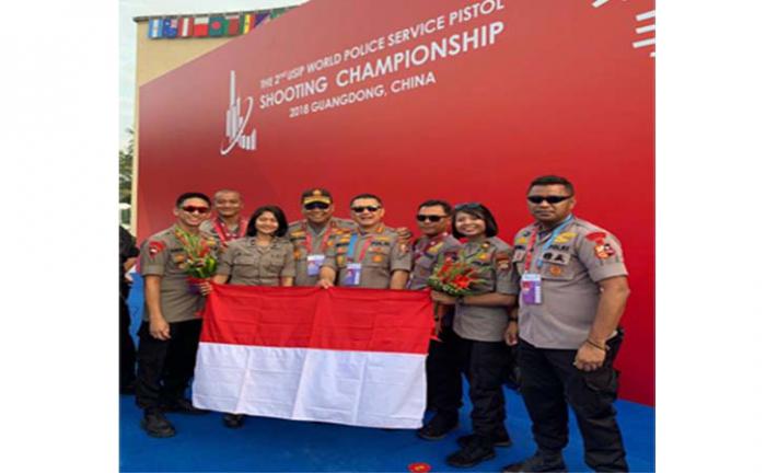 Membanggakan, Polri Juarai Ajang Menembak di Tiongkok