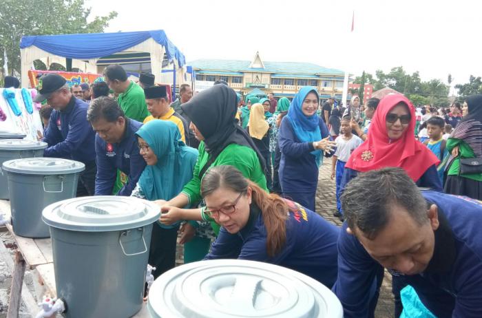 Canangkan GERMAS, Wabup Ajak Masyarakat Berprilaku Sehat mulai dari Diri Sendiri