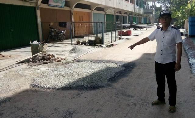 Anggota Dewan Bengkalis Meradang, Pekerjaan Burda Jalan Dikerjakan Asal-Asalan