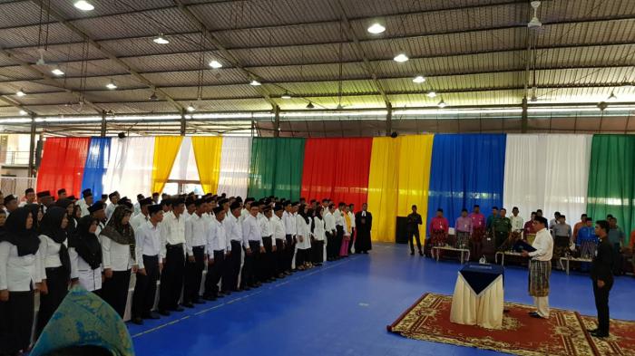 Sekda Lantik Anggota BPD 28 Desa di Meranti