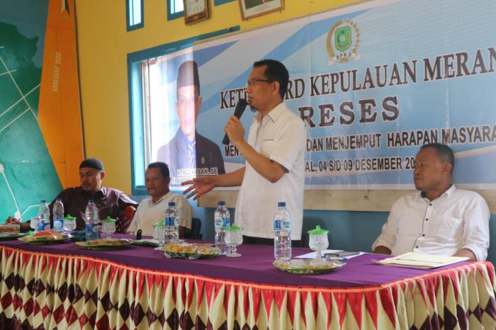 Serap Aspirasi Masyarakat, Ketua DPRD Meranti Reses di Rangsang