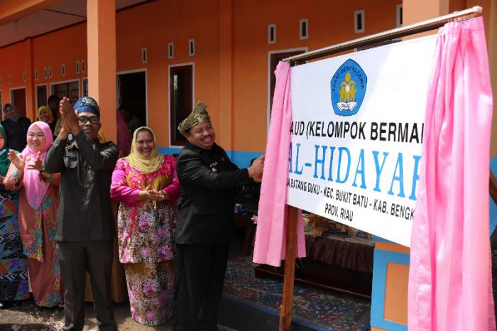 Bupati Bengkalis Resmikan Gedung PAUD Hidayah