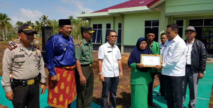 Gedung Kantor Camat Rangsang Pesisir Akhirnya Resmi Difungsikan