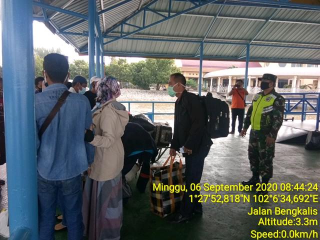 Serda Mustaqim Terapkan Protokol Kesehatan di Pelabuhan BSL