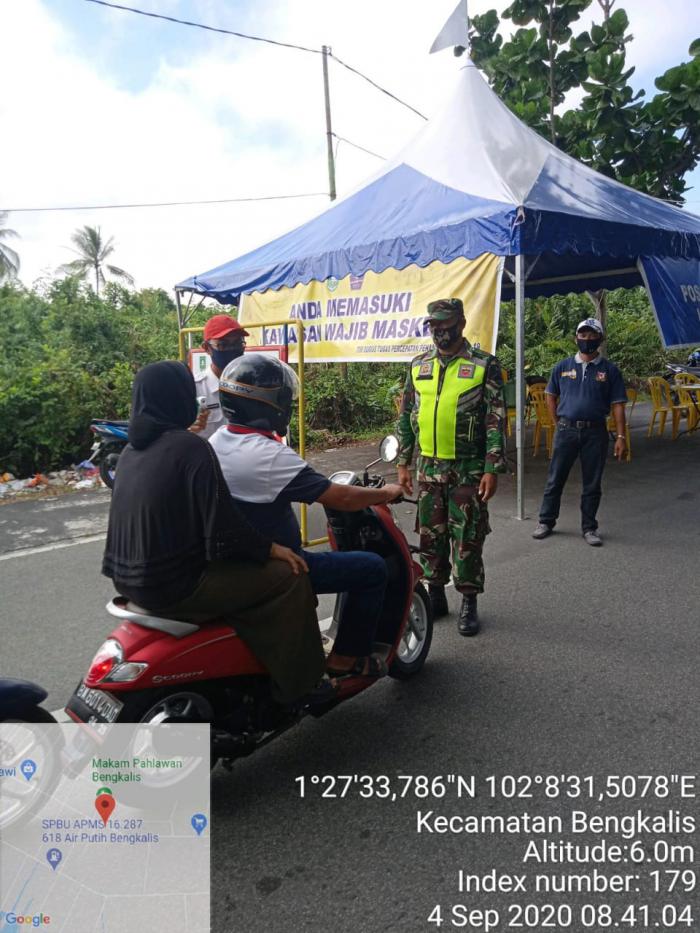 Serda Amroni Terus Terapkan Protokol Kesehatan bagi Penumpang Roro Bengkalis