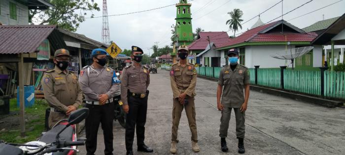 Lawan Covid-19, Upika Merbau Gencarkan Operasi Disiplin Penggunaan Masker
