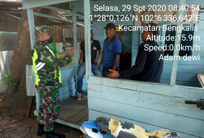 Penerapan Protokol Kesehatan Terus Diterpakan di Taman Andam Dewi, Bengkalis