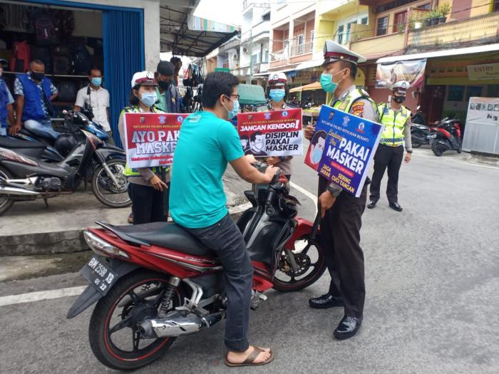 Hari Pertama Operasi Zebra Lancang Kuning di Meranti, Polisi Tegur 17 Pelanggar Lalu Lintas