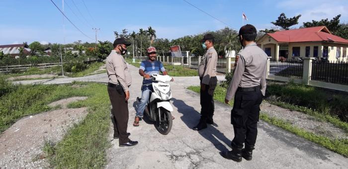 Polsek Rangsang Gelar Operasi Yustisi di Jalan Pelajar Tanjungsamak