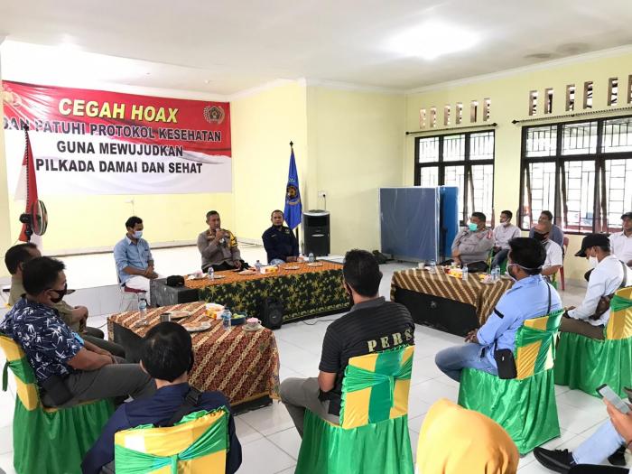 Kapolres Ajak Wartawan Perangi Hoax dan Edukasi Warga Soal Protokol Covid-19