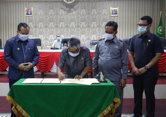 Bupati dan DPRD Kepulauan Meranti Tandatangani MoU KUA-PPAS 2021