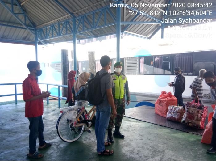 Masyarakat di Pelabuhan BSL Diingatkan Protokol Kesehatan