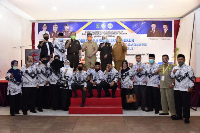 Pj Syahrial Abdi buka Workshop dan Sosialisasi Hukum oleh Lembaga Pustaka Pemerintah Daerah