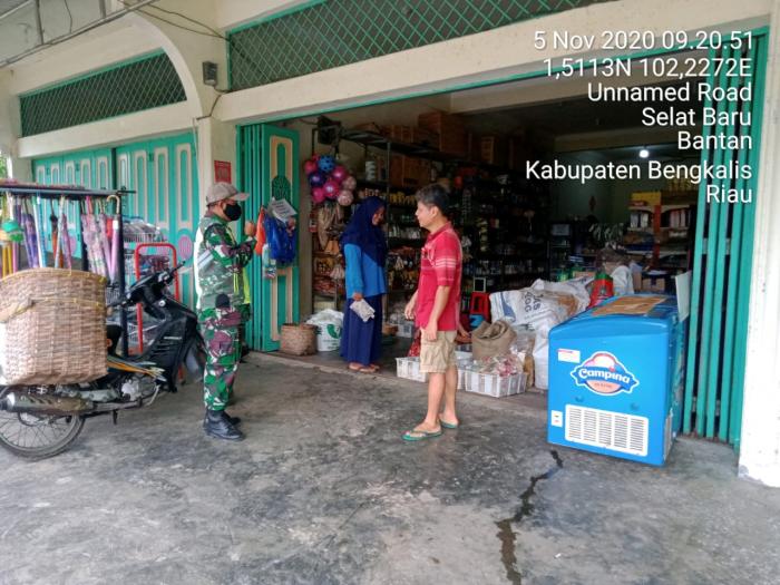 Masyarakat Bantan Terus Diingatkan Protokol Kesehatan