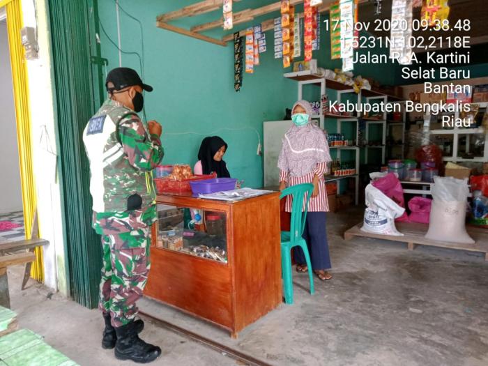 Prokes Terus Digalakkan Guna Memutus Peyebaran Covid 19 di Kecamatan Bantan