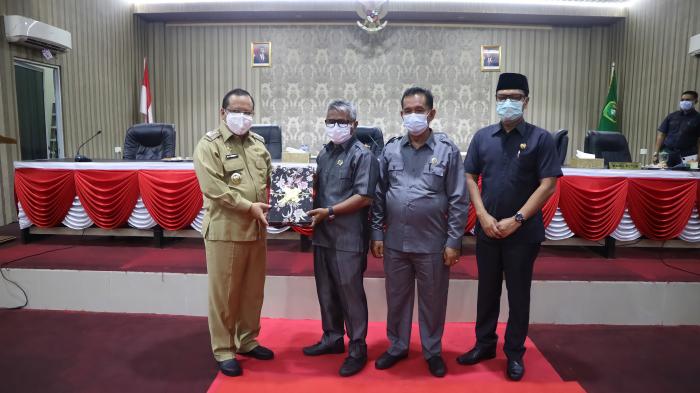 DPRD Meranti Gelar Paripurna Penyampaian Nota Keuangan RAPBD 2021