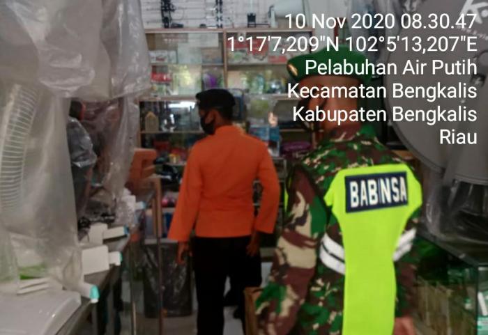 Usai Pemkab Bengkalis hapus PSBB, TNI Terus Edukasi Masyarakat Protokol Kesehatan