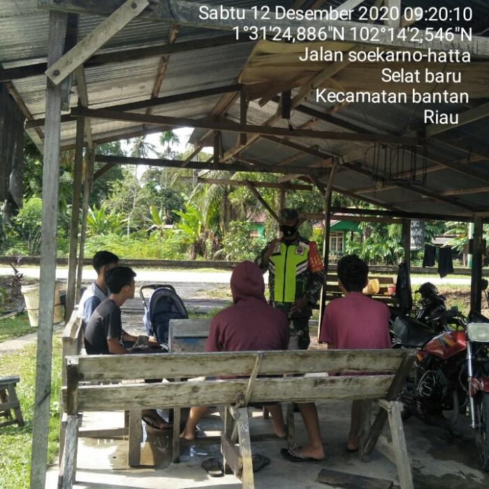 Prokes Covid 19 Terus Disosialisasikan Kepada Masyarakat Kecamatan Bantan