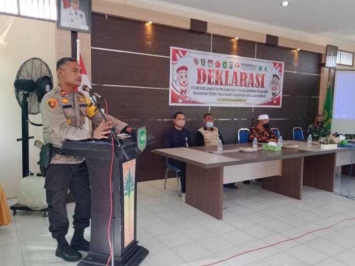 Giliran Tebingtinggi Barat Deklarasikan Tolak Money Politic