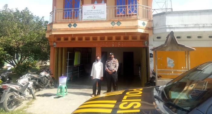 Personel Polsek Rangsang Barat Patroli ke Kantor PPK dan Panwascam