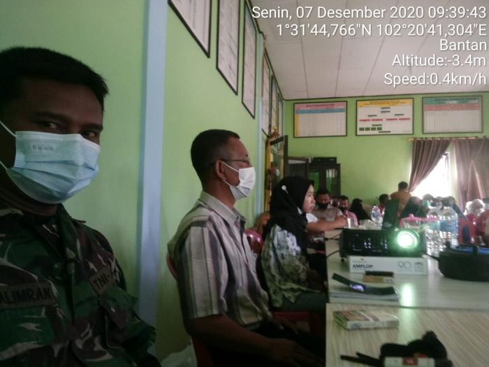 Serda Mhd Alimran Hadiri Sosialisasi Surviei Sesemik 2D Malacca Strait SA di Desa Bantan Sari