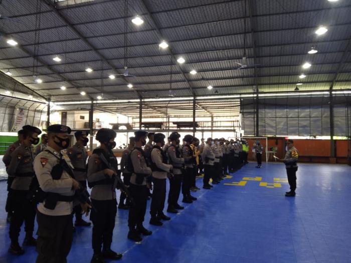 Polres Kepulauan Meranti Terjunkan 126 Personel Amankan Pleno KPU