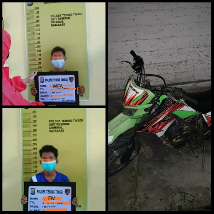 Polisi Ringkus Dua Pelaku Curanmor di Selatpanjang