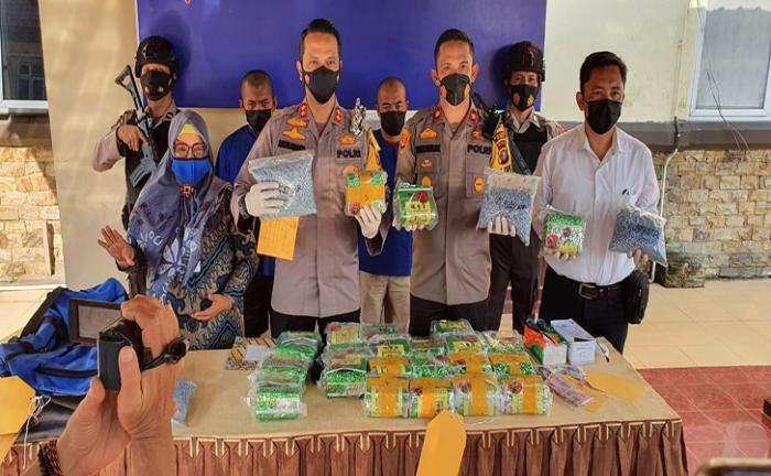 Polres Dumai Amankan 23 Kilo Sabu 
