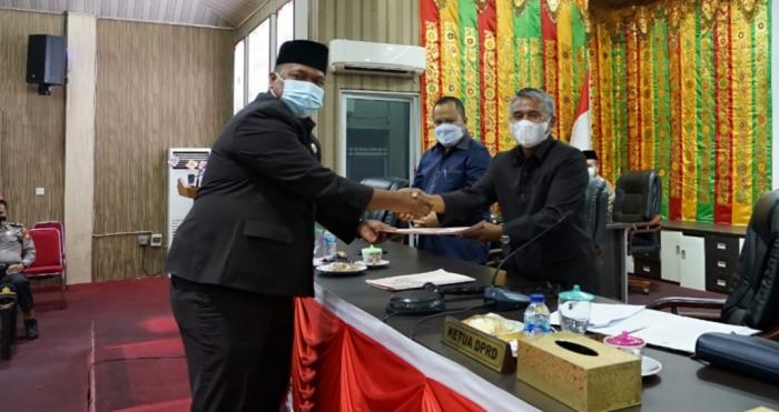 DPRD Meranti Gelar Paripurna Tetapkan Ranperda Pajak Daerah dan RP3KP