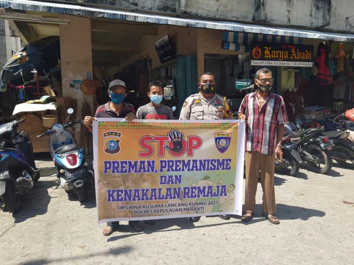 Polres Meranti Gelar Operasi Bina Kusuma Cegah Kenakalan Remaja Hingga Penerapan Prokes Covid-19