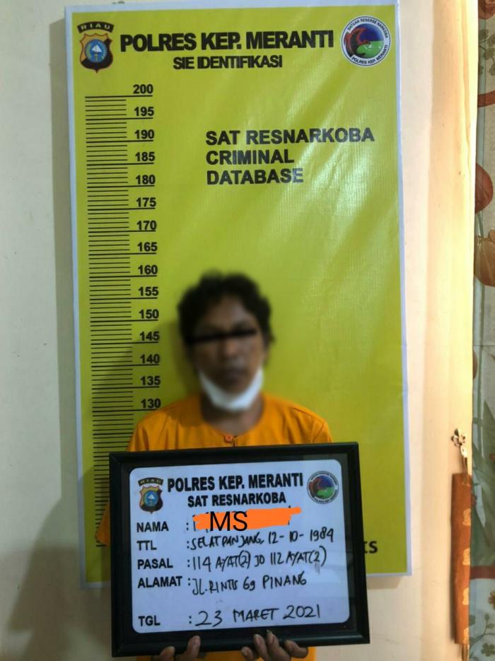 Racik Sabu di Rumah, Polisi Datang, Tangan Ms Diborgol