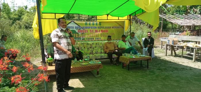 Reses di Tiga Desa, Pauzi Sampaikan Sejumlah Hal Penting ke Masyarakat