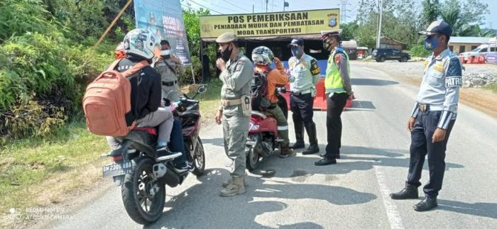 Peniadaan Mudik Lebaran 2021, Polda Riau Dirikan 58 Pos Penyekatan