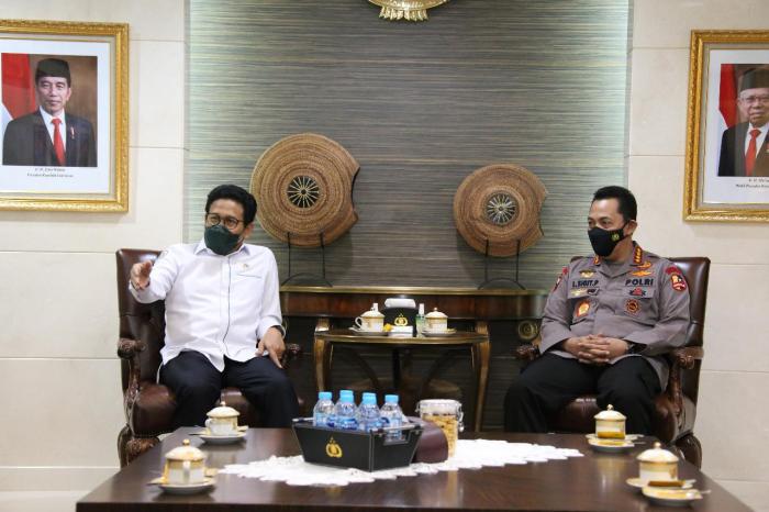Audiensi Dengan Mendes PDTT, Kapolri Pastikan Pendampingan Edukasi Dana Desa 