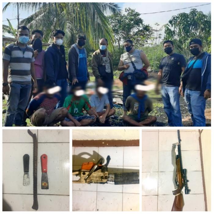 Terlibat Kasus Pencurian, Polisi Tangkap 4 Warga Selat Akar