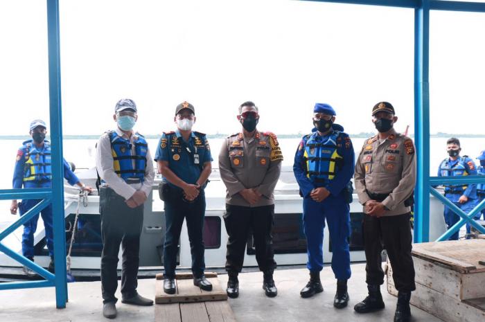 Gelar Patroli Laut, Kapolres Pastikan Tidak Ada Aktivitas Mudik Lebaran