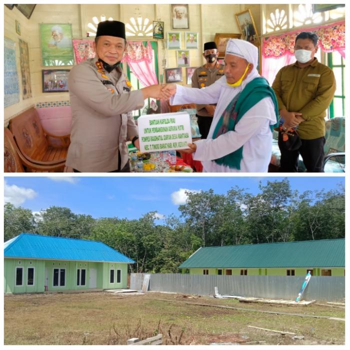 Asrama Baru untuk Santri Siap Digunakan, Pimpinan Ponpes Raudhatul Qur'an Ucapkan Terima Kasih kepada Kapolda Riau